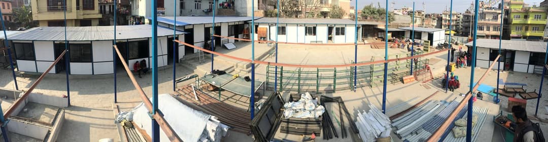 School & Site Development — Panoramic View
