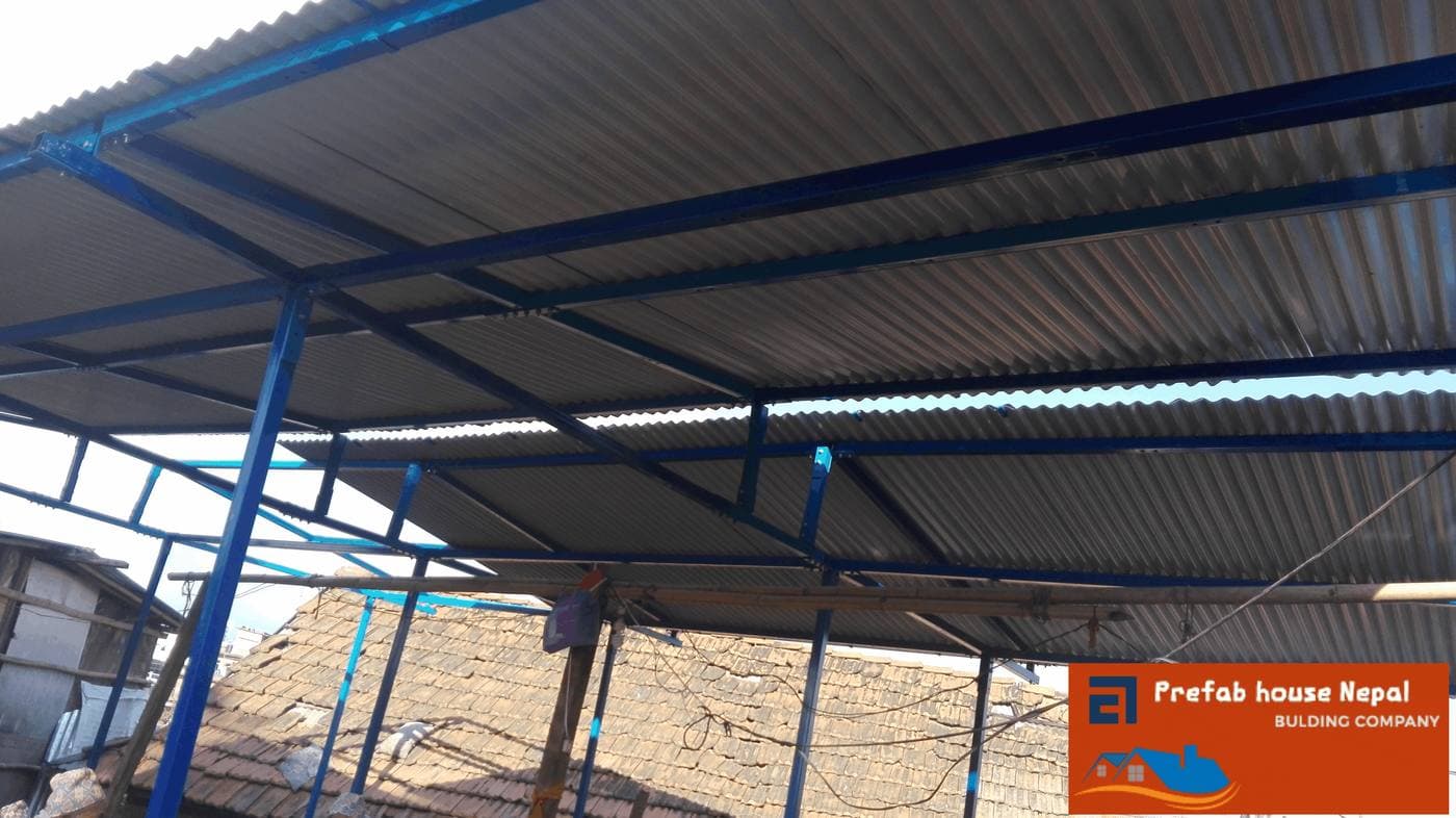 Steel Warehouse Shed (Custom Size)