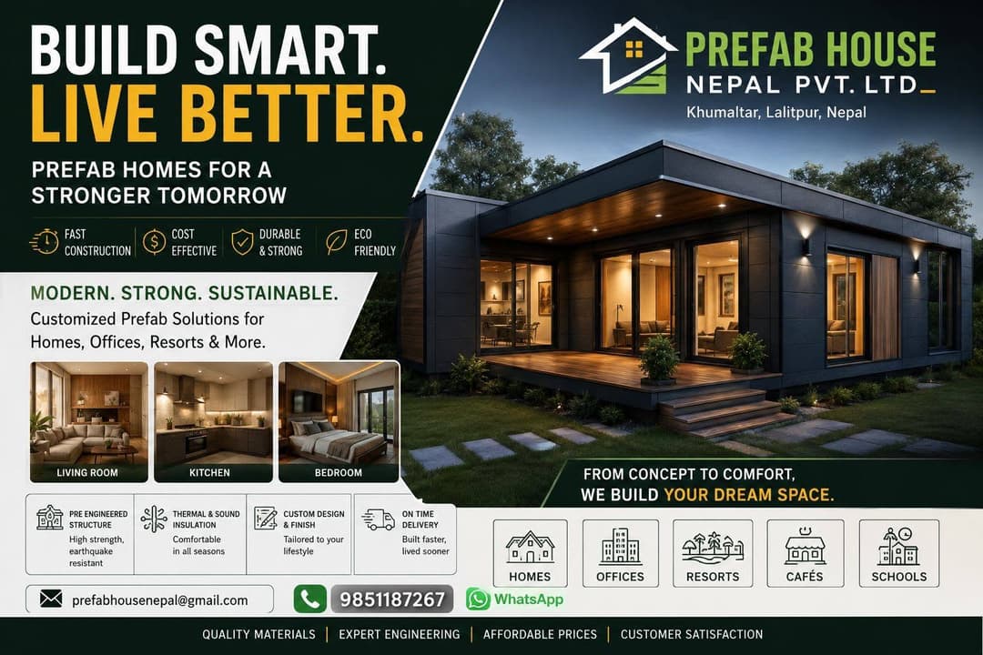 Build Smart. Live Better. — Dark Modern Prefab Home